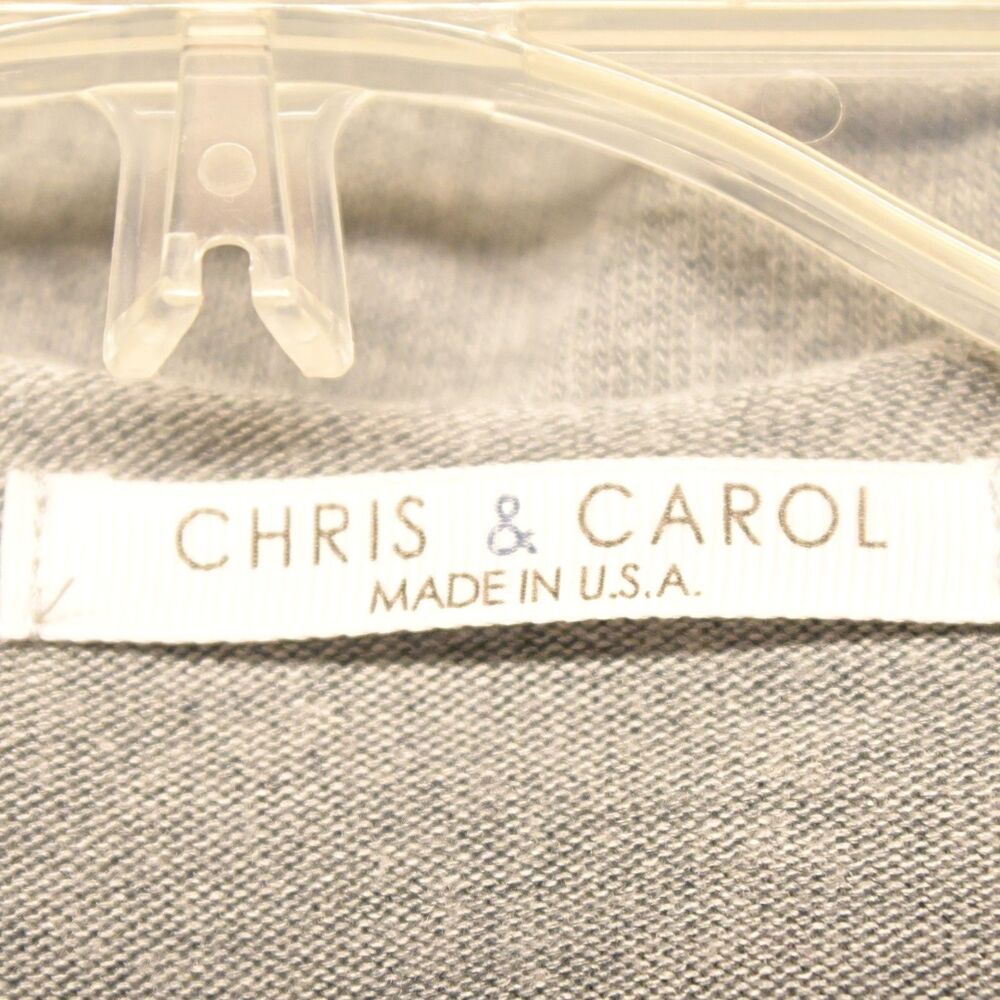 Chris & Carol Gray Kimono Style Open Front Cardigan‎ Sweater Womens Large USA - Picture 3 of 7